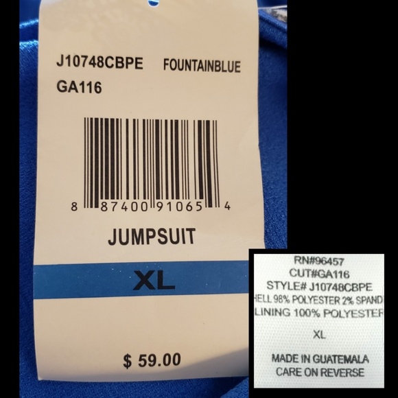 🆕️NWT eyeshadow jumpsuit - Picture 8 of 8